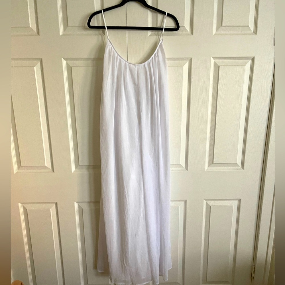 crinkle chiffon cami jumpsuit